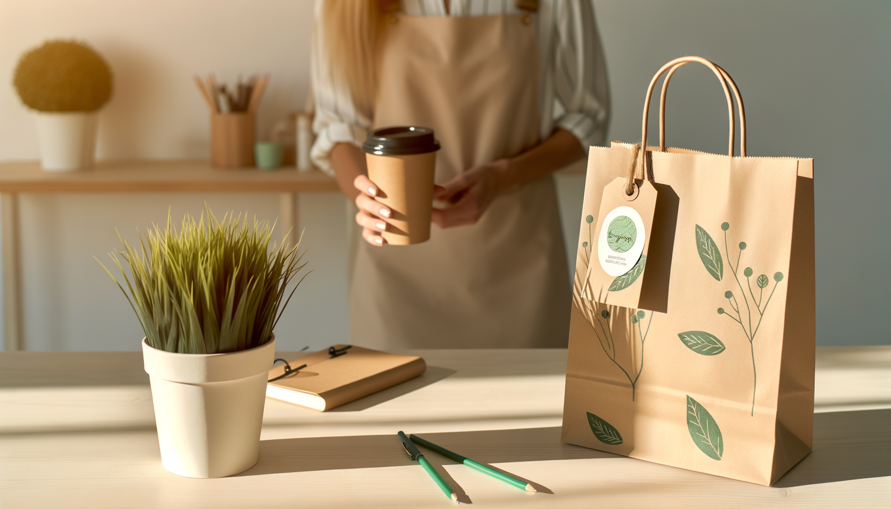 Transformer votre branding avec les sacs en papier kraft : Un choix écologique et efficace